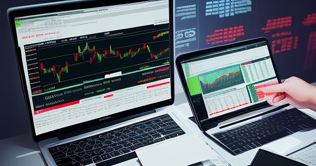 ภาพแสดงการซื้อขาย Forex