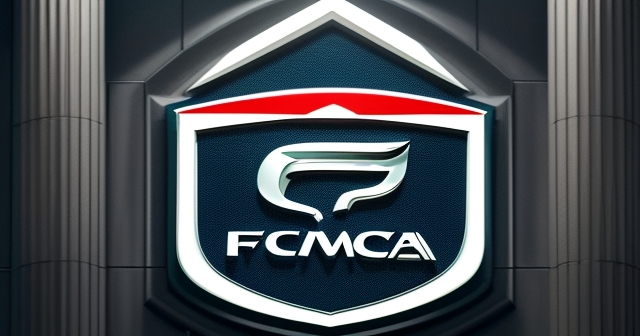 FCA โลโก้ที่มีสัญลักษณ์โล่