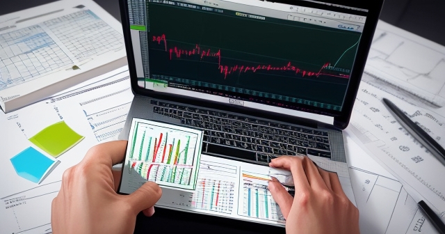 ผู้เริ่มต้นนักเทรดกำลังดูกราฟ Forex