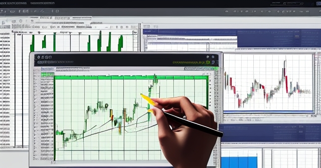 นักเทรดกำลังวิเคราะห์กราฟ Forex
