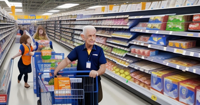 Sam Walton กำลังสร้างแรงบันดาลใจให้กับทีมงานในการประชุม