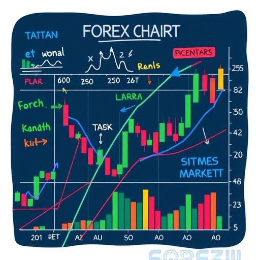 ภาพแสดงกราฟตลาด Forex