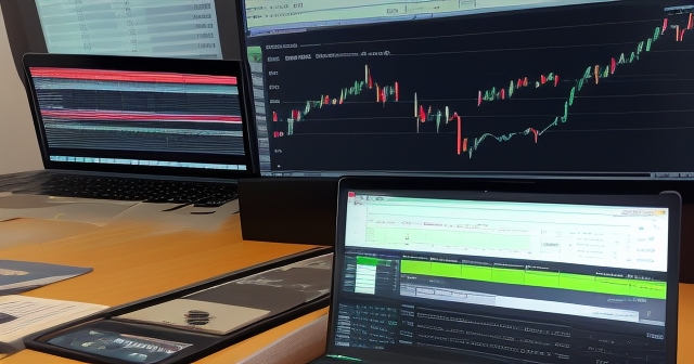 กราฟแสดงอัตราแลกเปลี่ยนในตลาด Forex