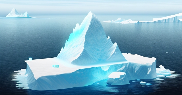 แผนภาพแสดงผลกระทบของคำสั่ง Iceberg ต่อราคาในตลาด
