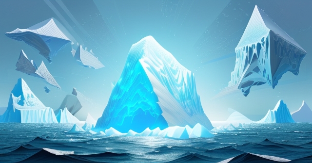 กราฟิกแสดงถึงการทำงานของคำสั่ง Iceberg และการซื้อขายของสถาบัน