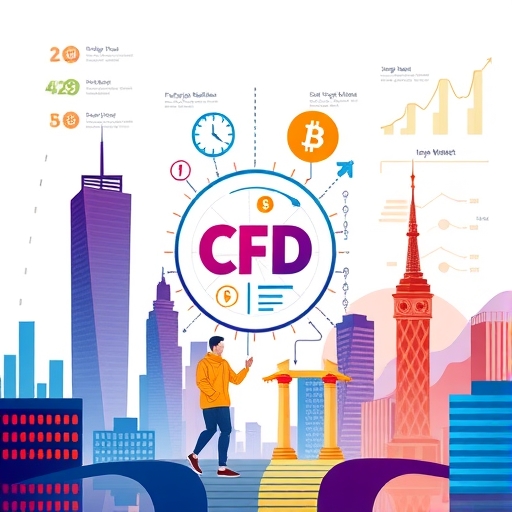 แผนภาพแสดงกลไกการซื้อขาย CFD