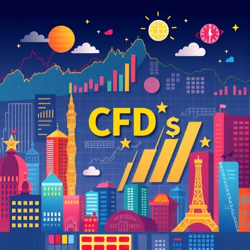 ภาพสดใสของตลาดการเงินและติดตั้ง CFD