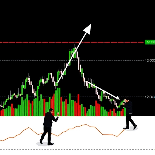 แผนภูมิ Rising Wedge แสดงสัญญาณที่ชัดเจนของขาลง