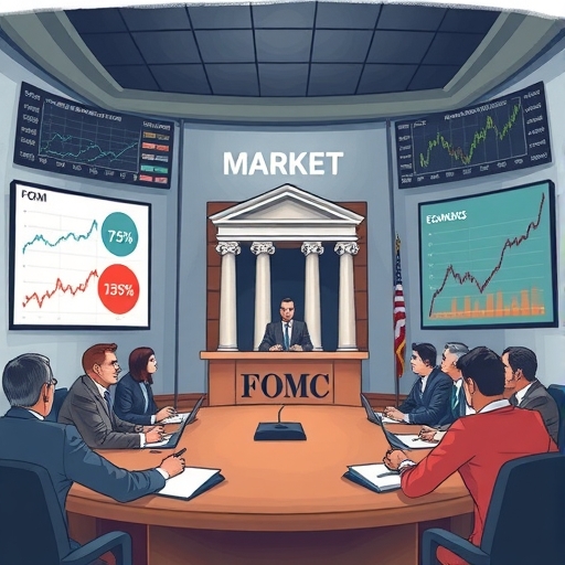 นักลงทุนวิเคราะห์ข้อมูลการประกาศของ FOMC