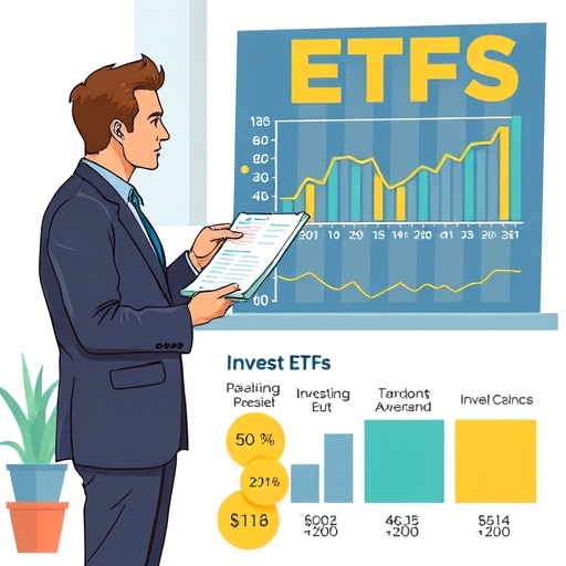 นักวางแผนการเงินกำลังอธิบายเกี่ยวกับ ETF ให้กับนักลงทุน