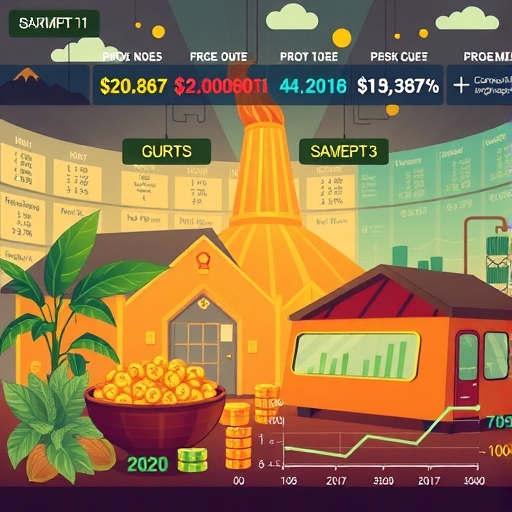 ภาพแสดงการดำเนินการของตลาดสินค้าโภคภัณฑ์
