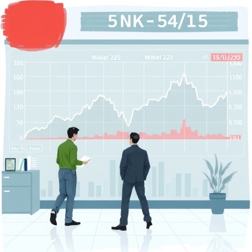นักลงทุนกำลังวิเคราะห์แนวโน้มของนิคเคอิ 225