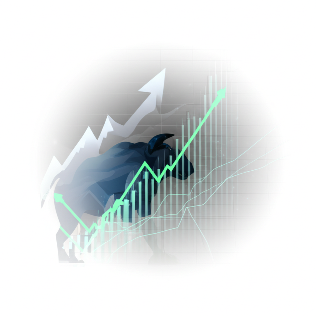 illustration of financial trading concept