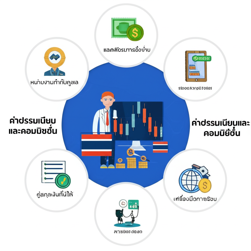 illustration six important factors for selecting a forex broker in Thailand