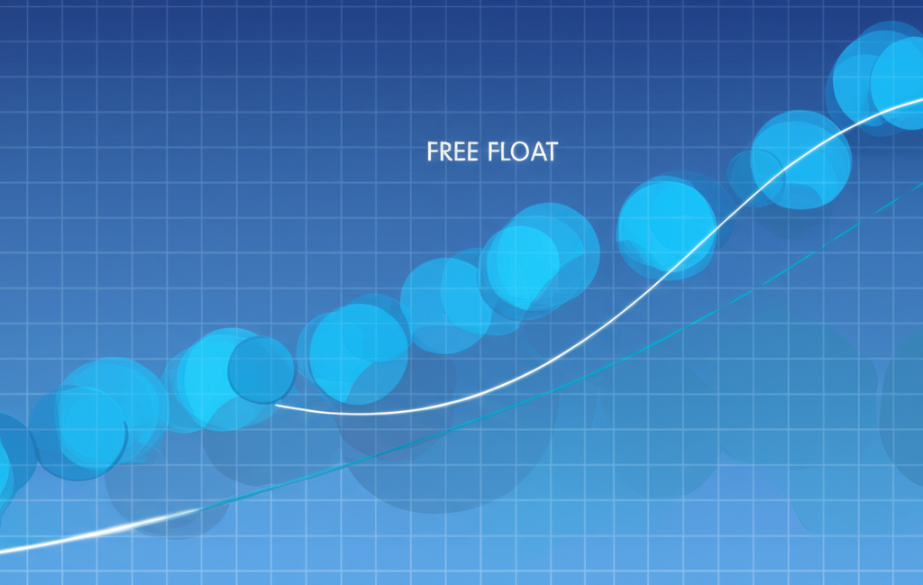 Balanced stock market with high liquidity from Free Float