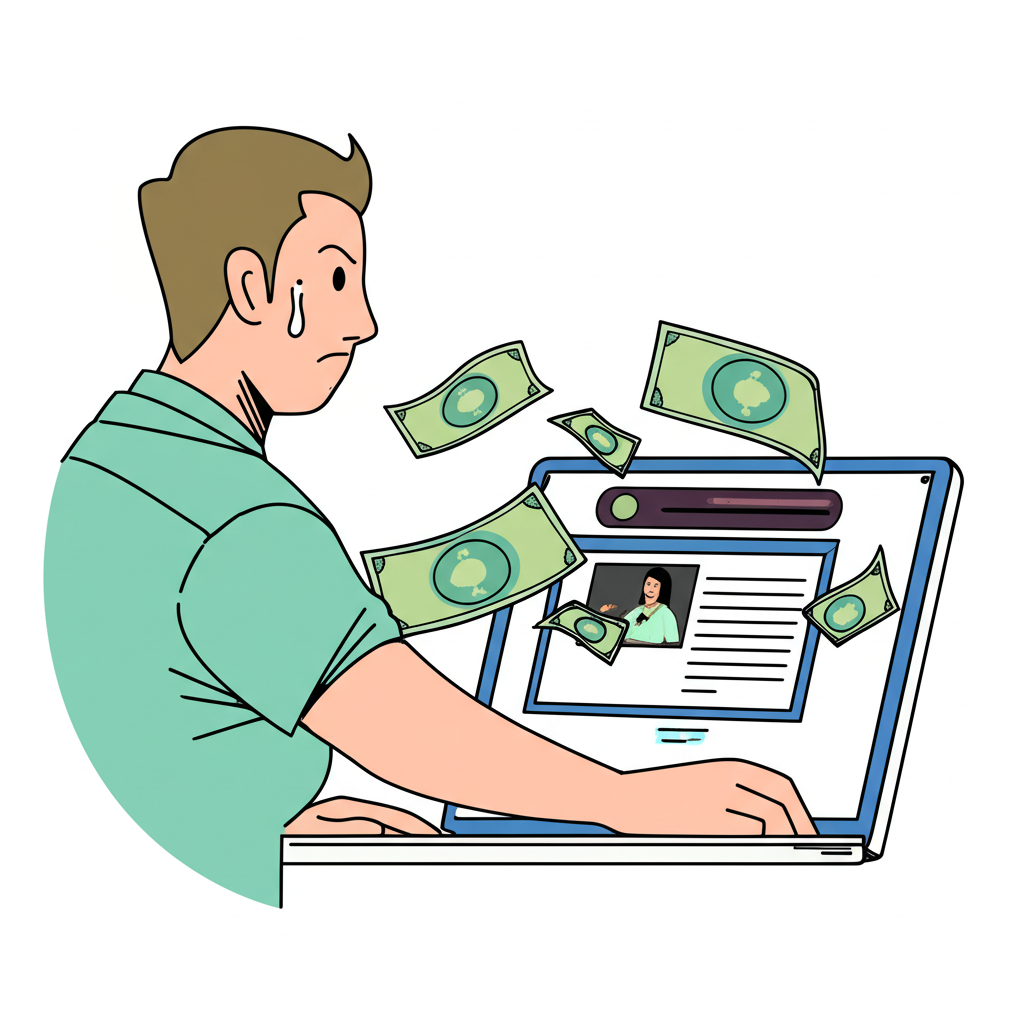 Worried Thai investor facing disappearing forex broker website with money flying away
