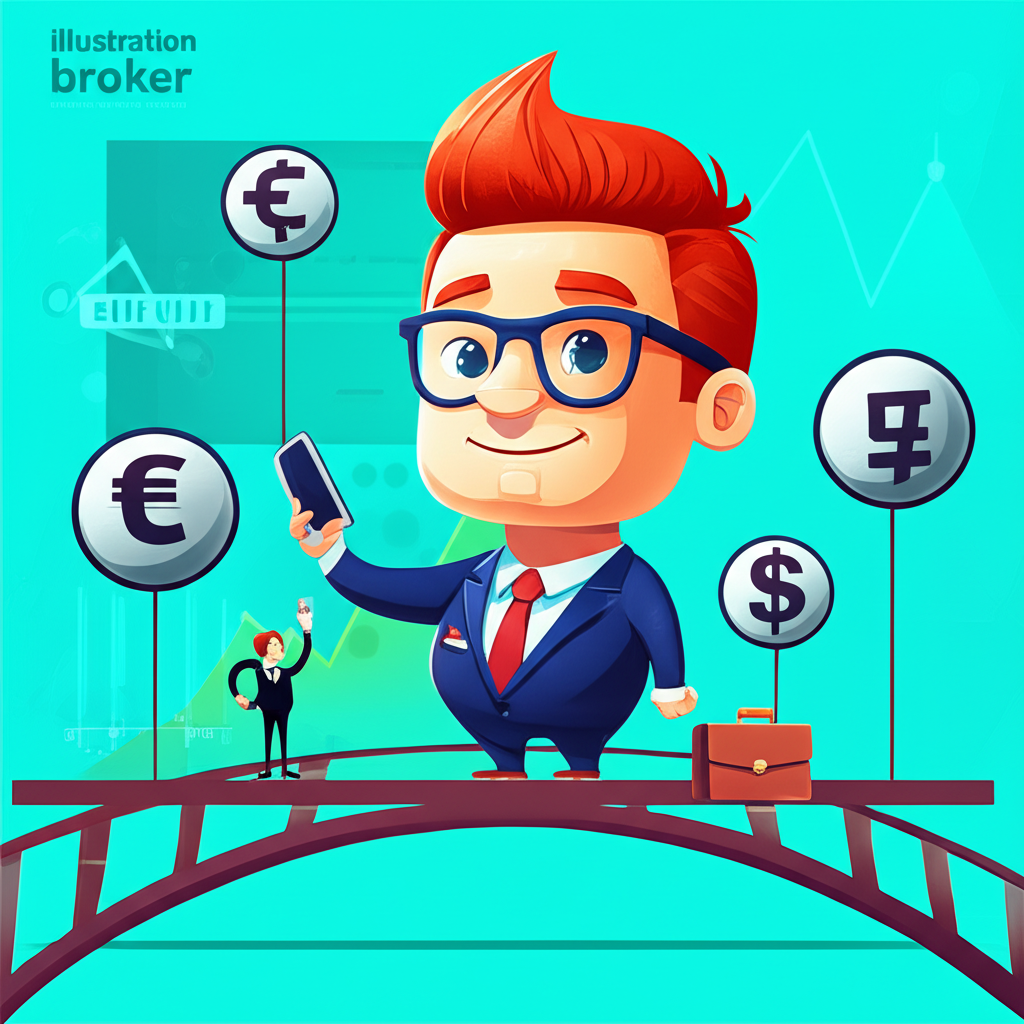 ภาพประกอบโบรกเกอร์เป็นสะพานเชื่อมนักเทรดสู่ตลาด Forex ระดับโลกพร้อมคู่สกุลเงินต่างๆ