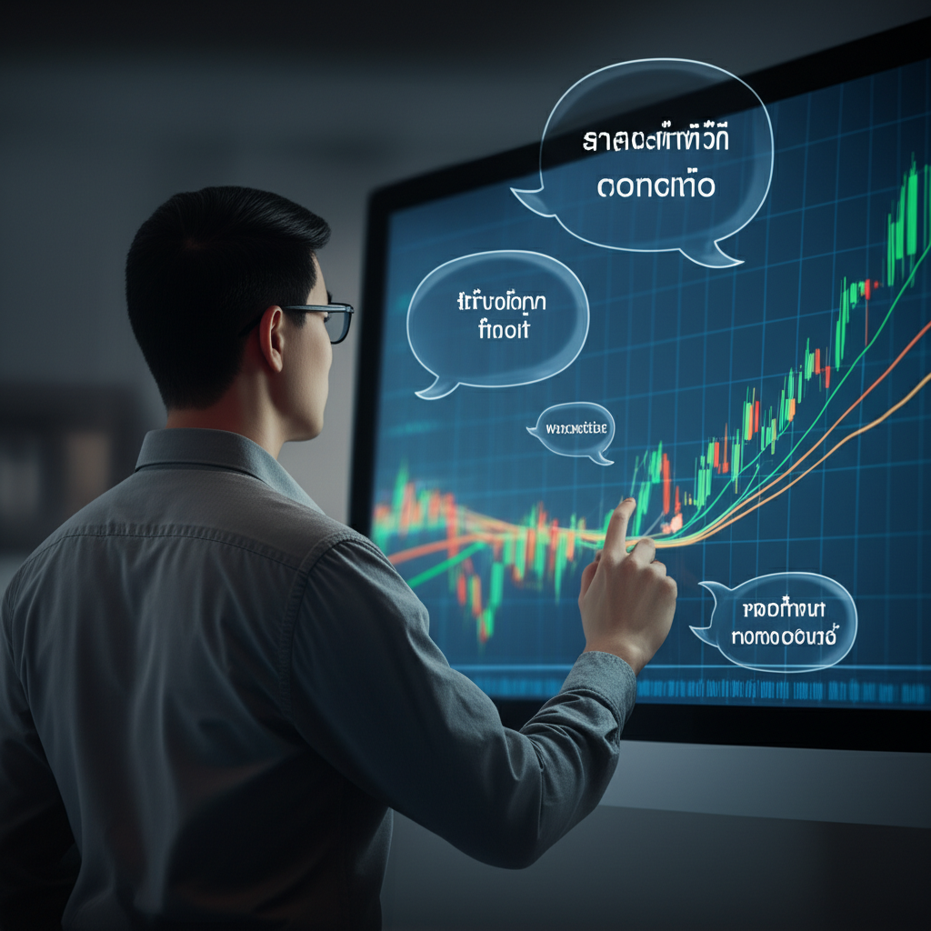 Thai investor analyzing Free Float on stock chart