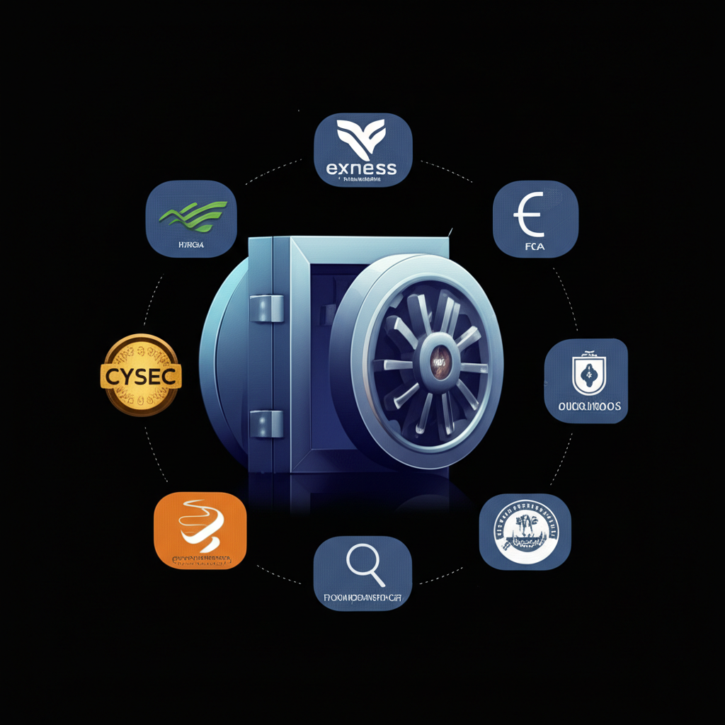 Exness broker with multiple financial licenses CySEC FCA protecting client funds transparency