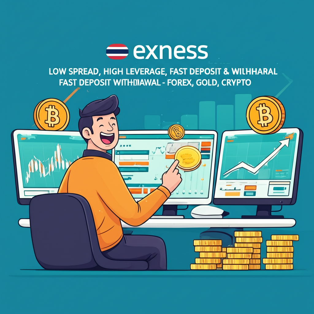 Thai trader happy with Exness low spread high leverage fast deposit withdrawal forex gold crypto
